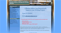 Desktop Screenshot of editingboston.com